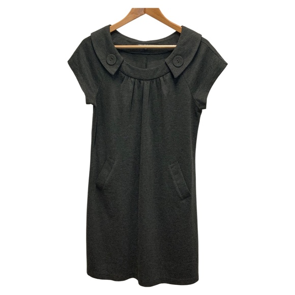 Jones Wear Gray  Shift  Dress with Pockets - Picture 1 of 9